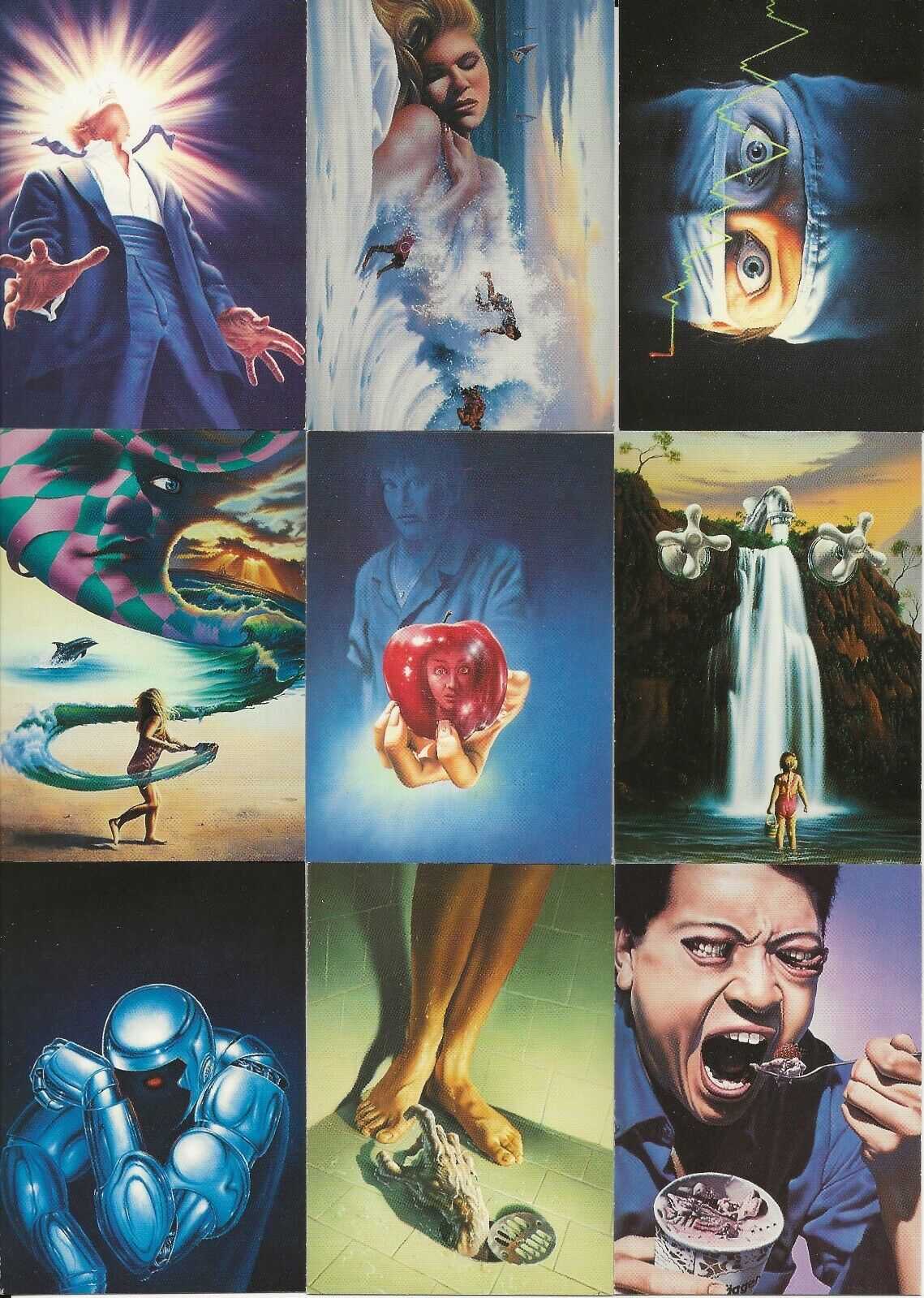 Jim Warren\'s Surrealism Beyond Bizarre Series 1 Complete Set 90 Cards (1993)