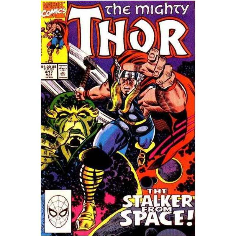 Thor (1966 series) #417 in Near Mint minus condition. Marvel comics [l/