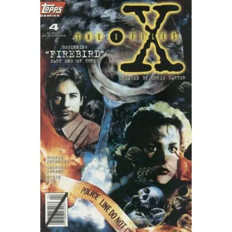 X-Files (1995 series) #4 in Near Mint condition. Topps comics [q/