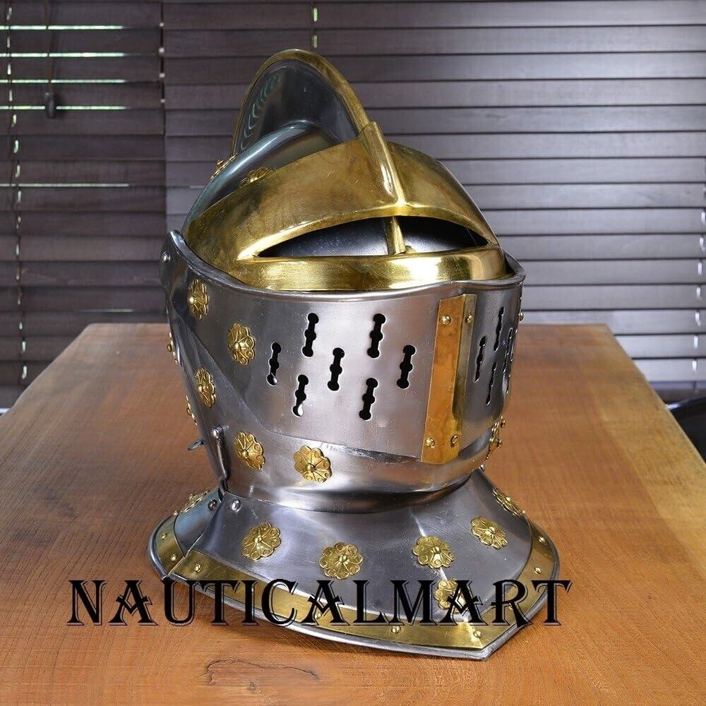 NauticalMart Medieval Knight 16th Century Close Helmet