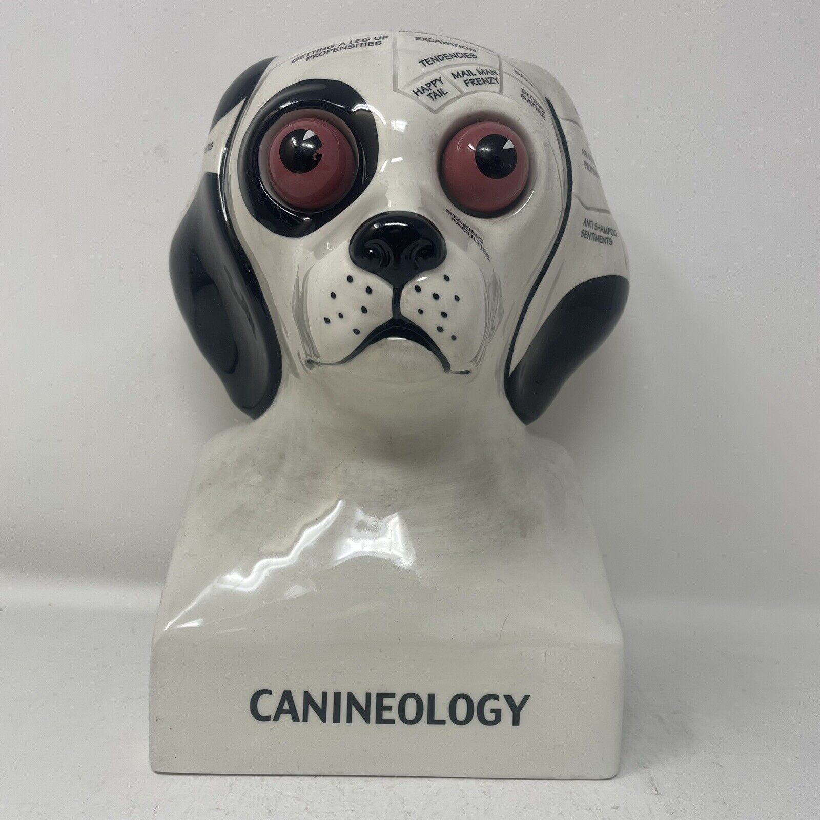 Dept 56 Dog Phrenology CANINEOLOGY Treat/ Cookie Jar Canister RARE Pet Life