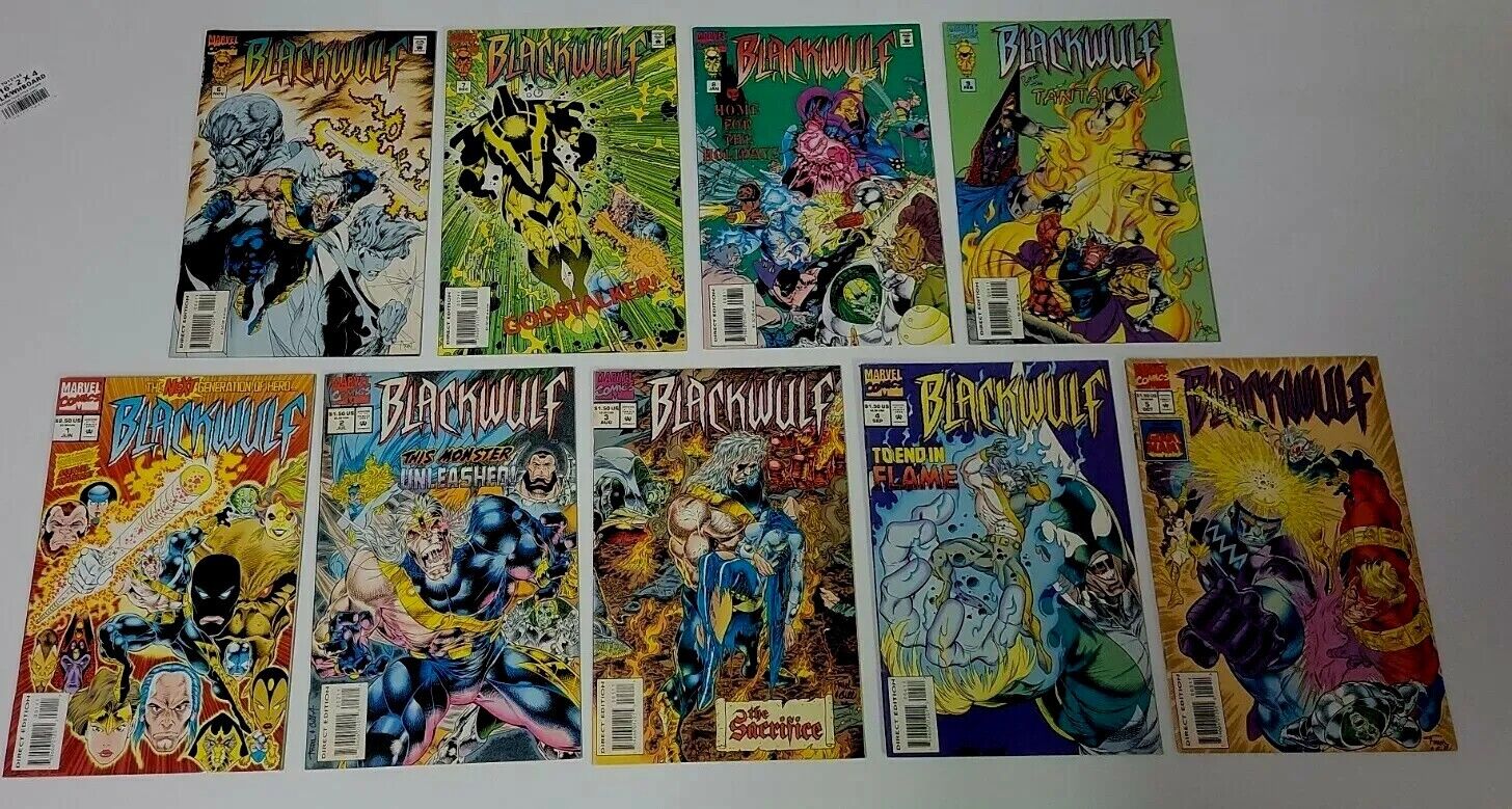 BLACKWULF 1994/1995 #1-9 FN+/VF+ Lot Set Run 1 2 3 4 5 6 7 8 9 Marvel Comics