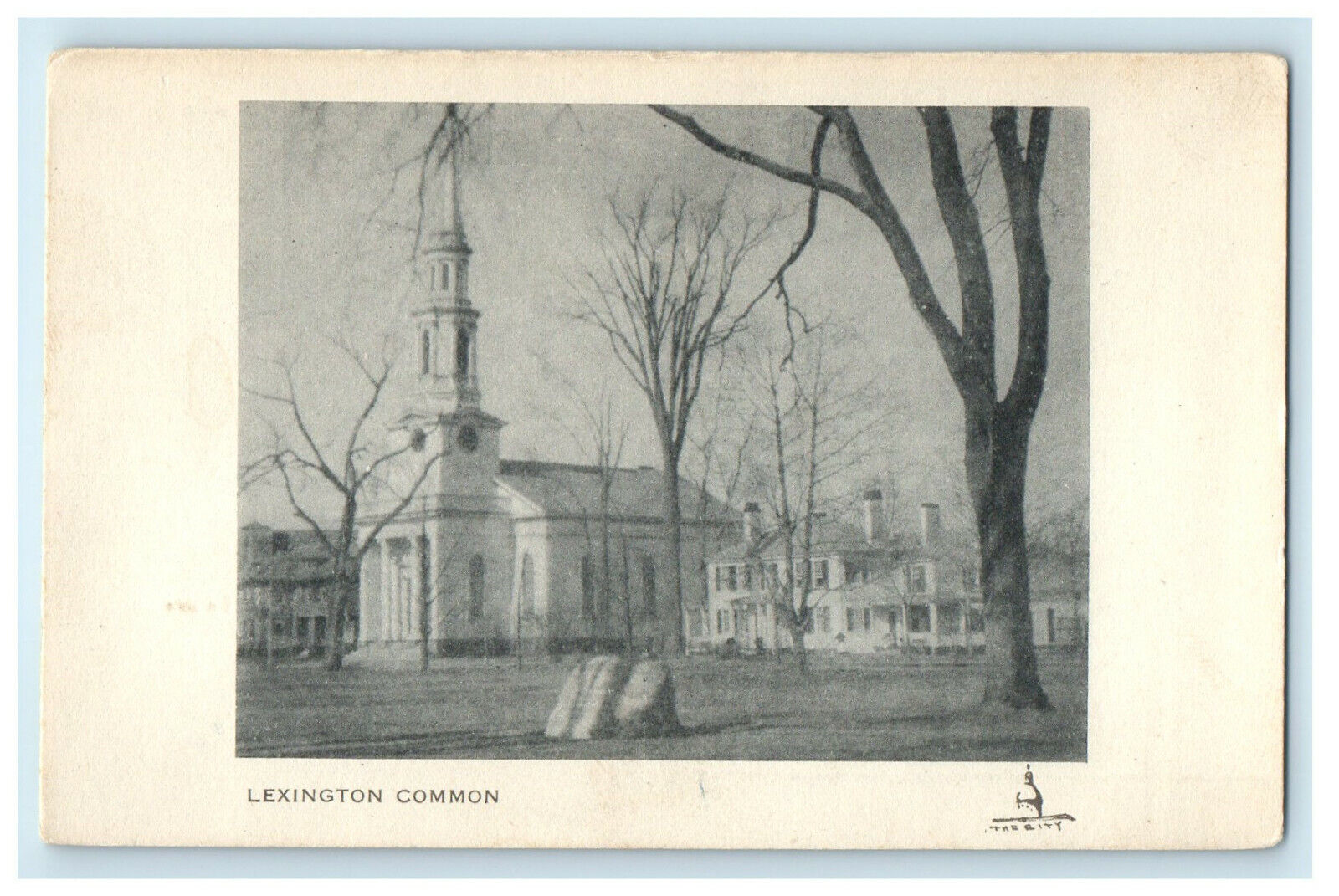 c1905s Lexington Common View, Lexington Massachusetts MA Unposted Postcard