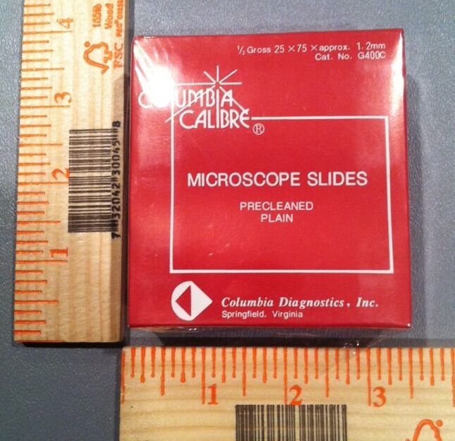 Vintage Microscope Slides