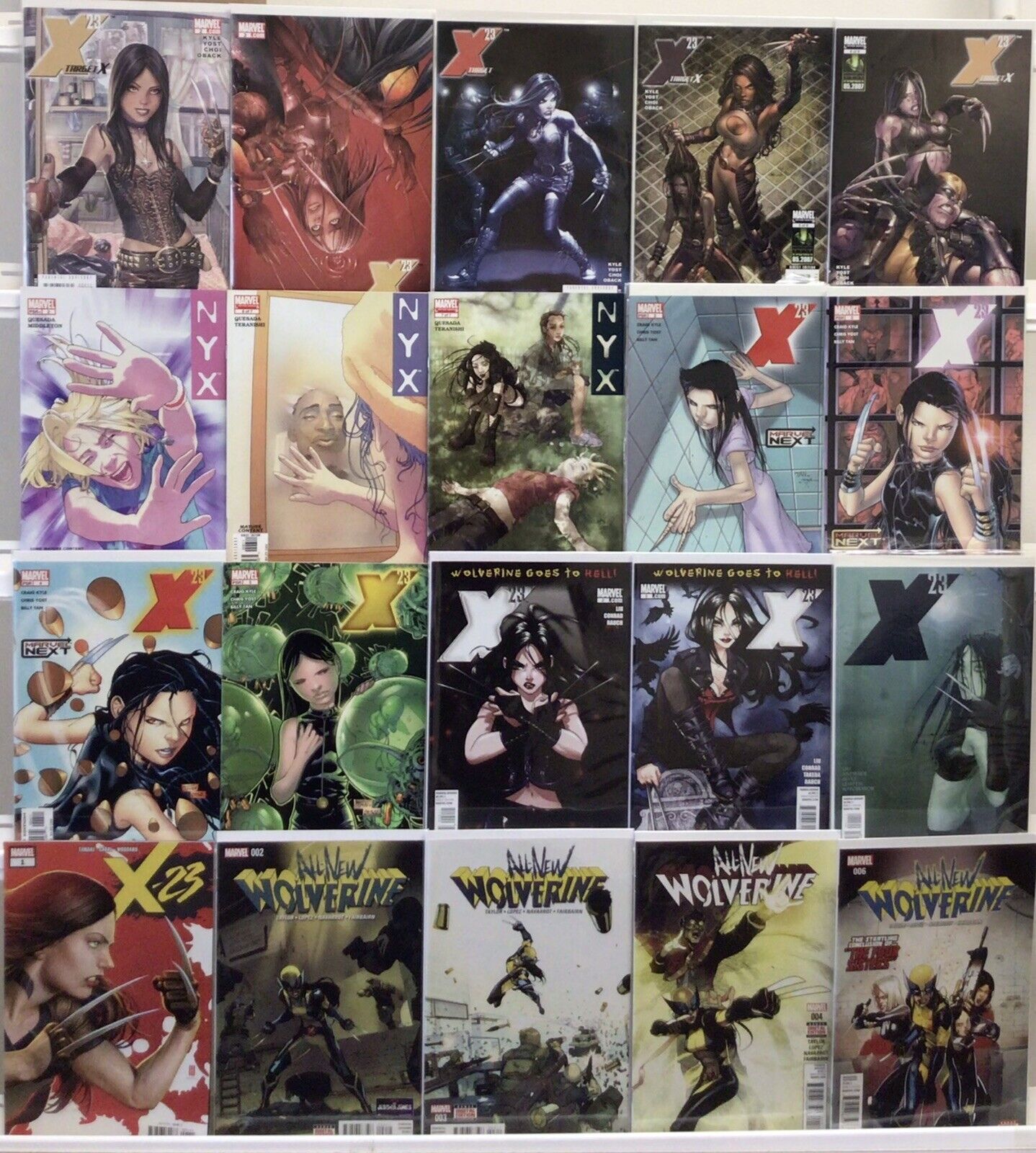 Marvel Comics - X-23 - Comic Book Lot Of 20