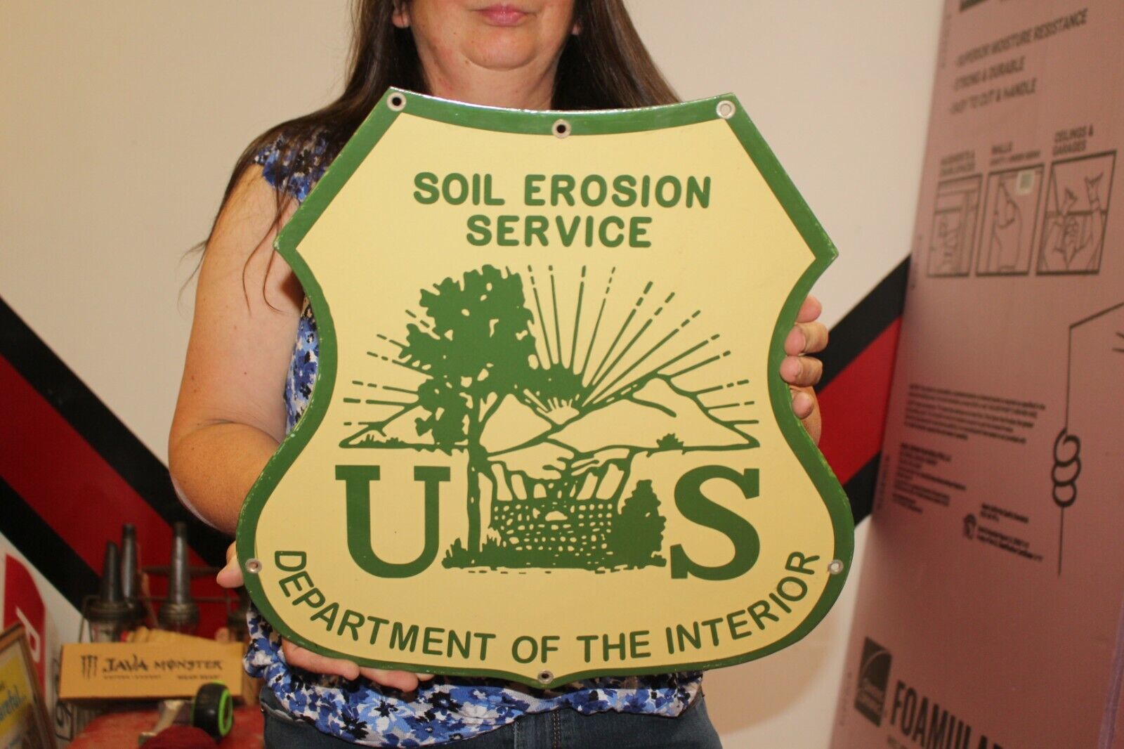 US Forest Soil Erosion Service Hunting Fishing Gas Oil 15\