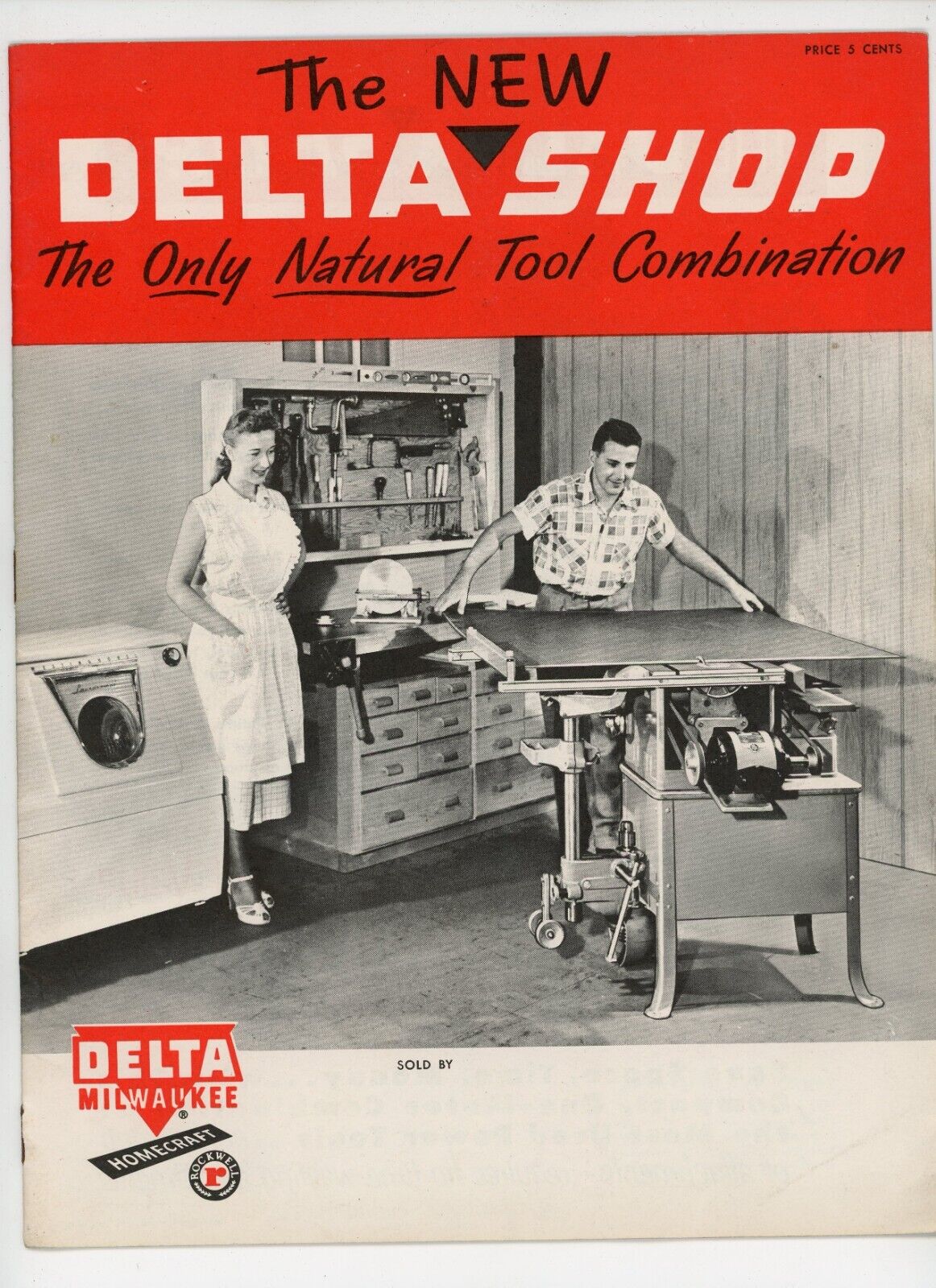 1953 Delta Milwaukee Shop Catalog Brochure Woodworking Machines Rockwell Mfg Co