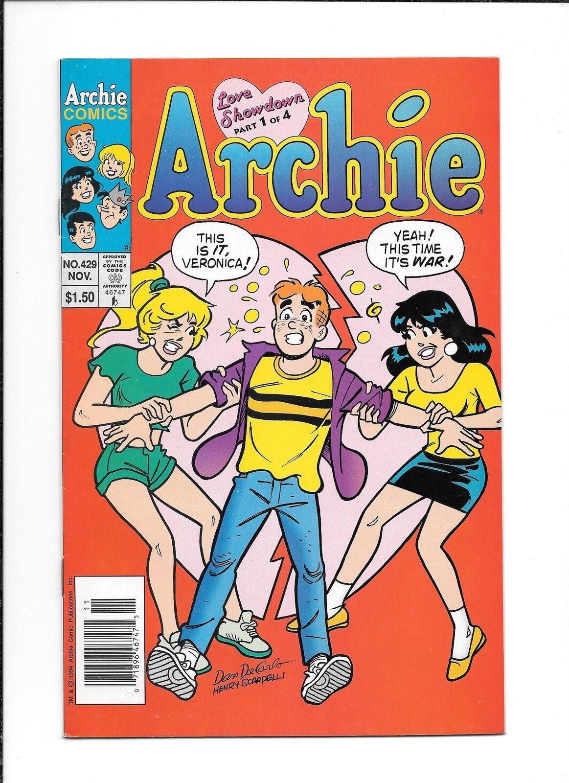 Archie #429 | Fine/Very Fine (7.0) | \