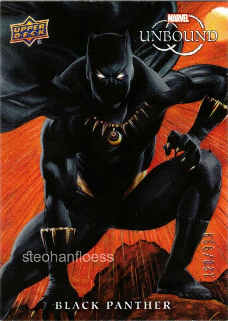 2022 Upper Deck Marvel Unbound Week #61 Black Panther /999 Fred Ian LeRoy