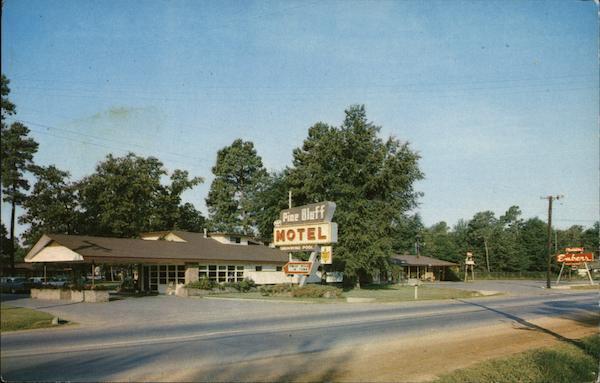 Pine Bluff Motel & Plantation Embers,AR Jefferson County Arkansas Postcard