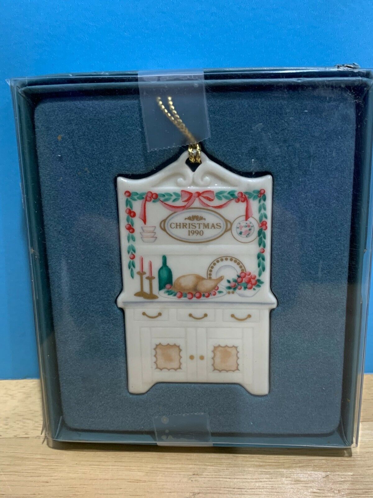 LENOX Holiday Home Collection Porcelain China Hutch Christmas Ornament