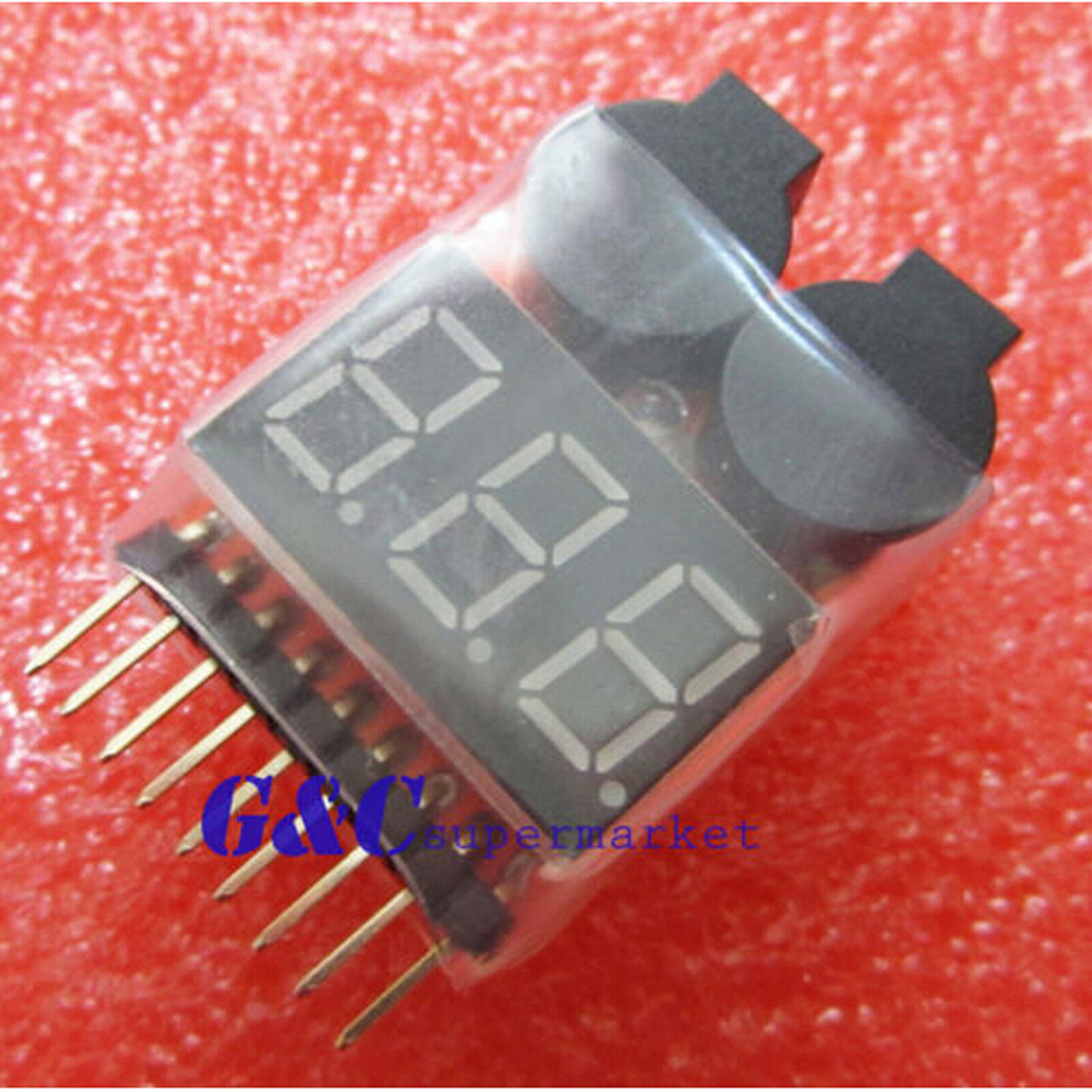 1S-8S Battery Low Voltage Tester Alarm Buzzer Battery Voltage 2IN1 Tester M99