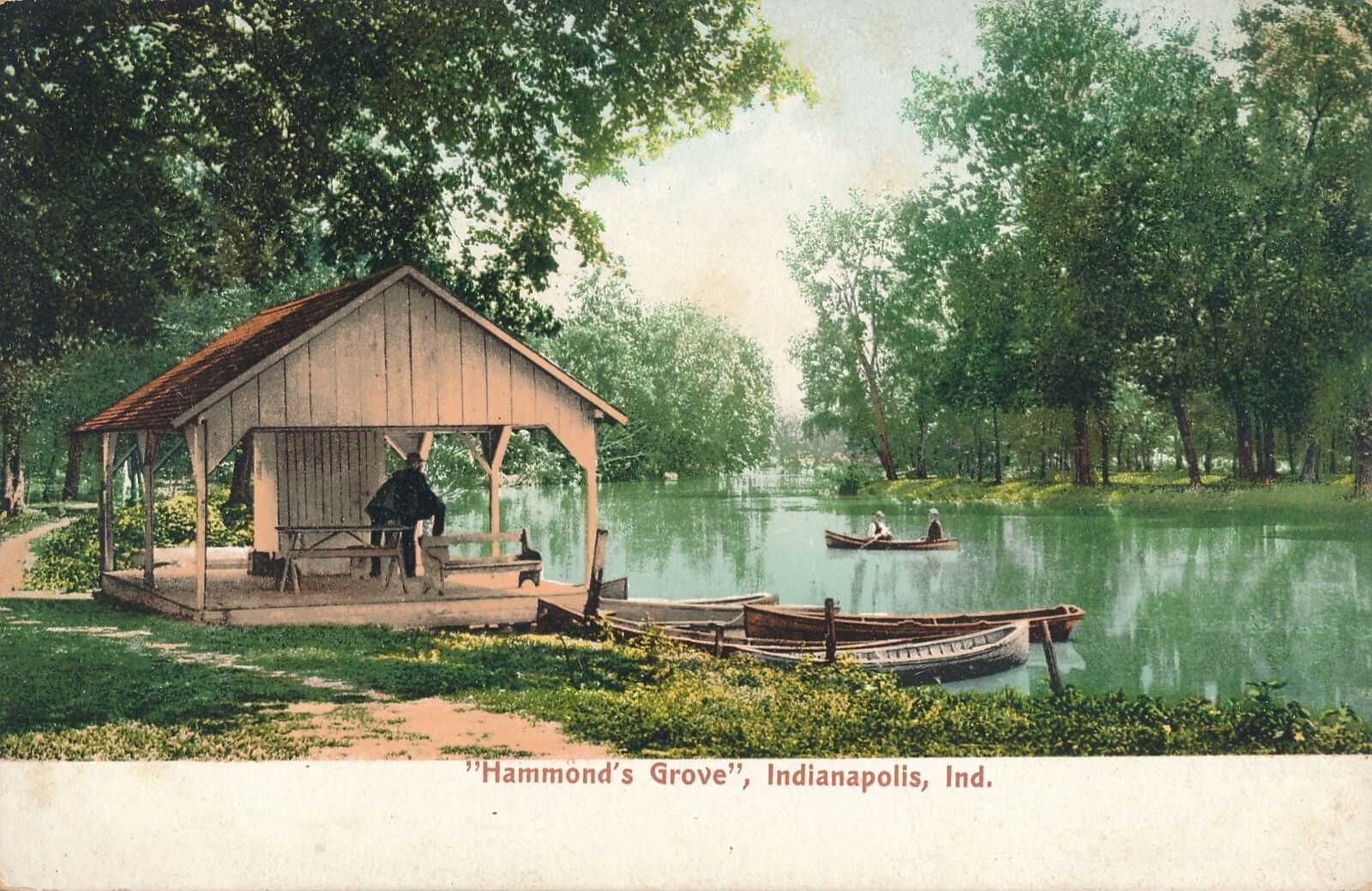 INDIANAPOLIS IN - Hammond's Grove Postcard - udb (pre 1908)