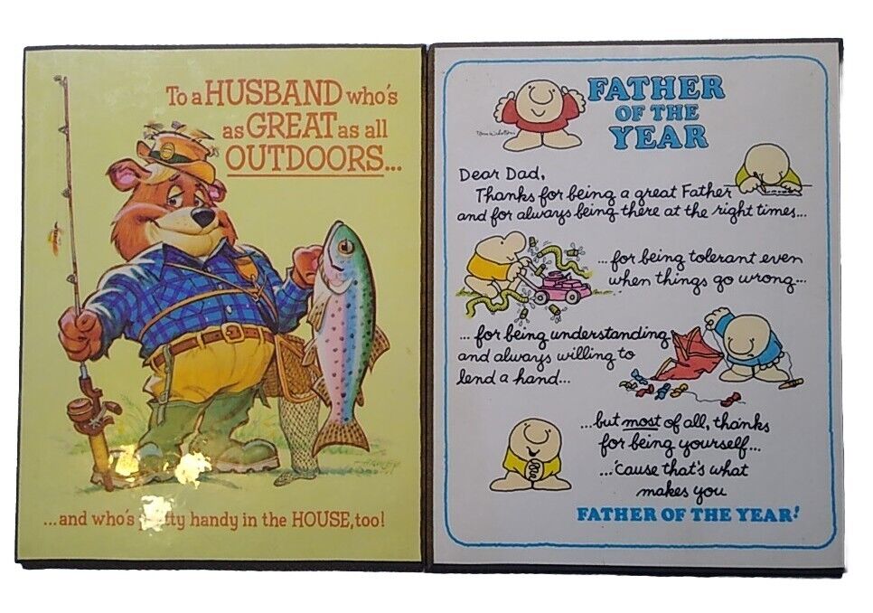 VTG Universal Press Syndicate Graphic Greetings Ziggy Happy Father\'s Day 1983-84