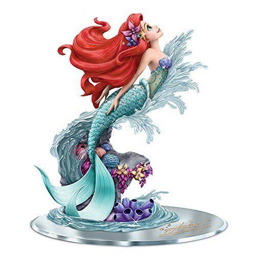 Hamilton Disney The Little Mermaid Ariel Figurine Beauty Under The Sea 7.25