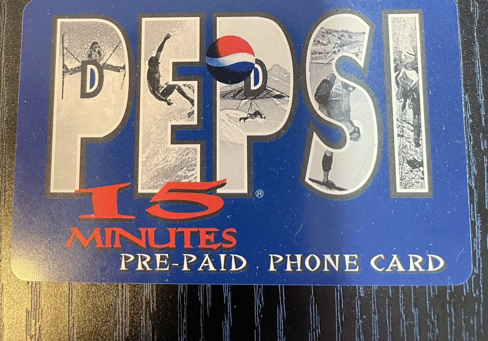 Vintage 15 Minute Pepsi Phone Card-collectors item, no minutes available
