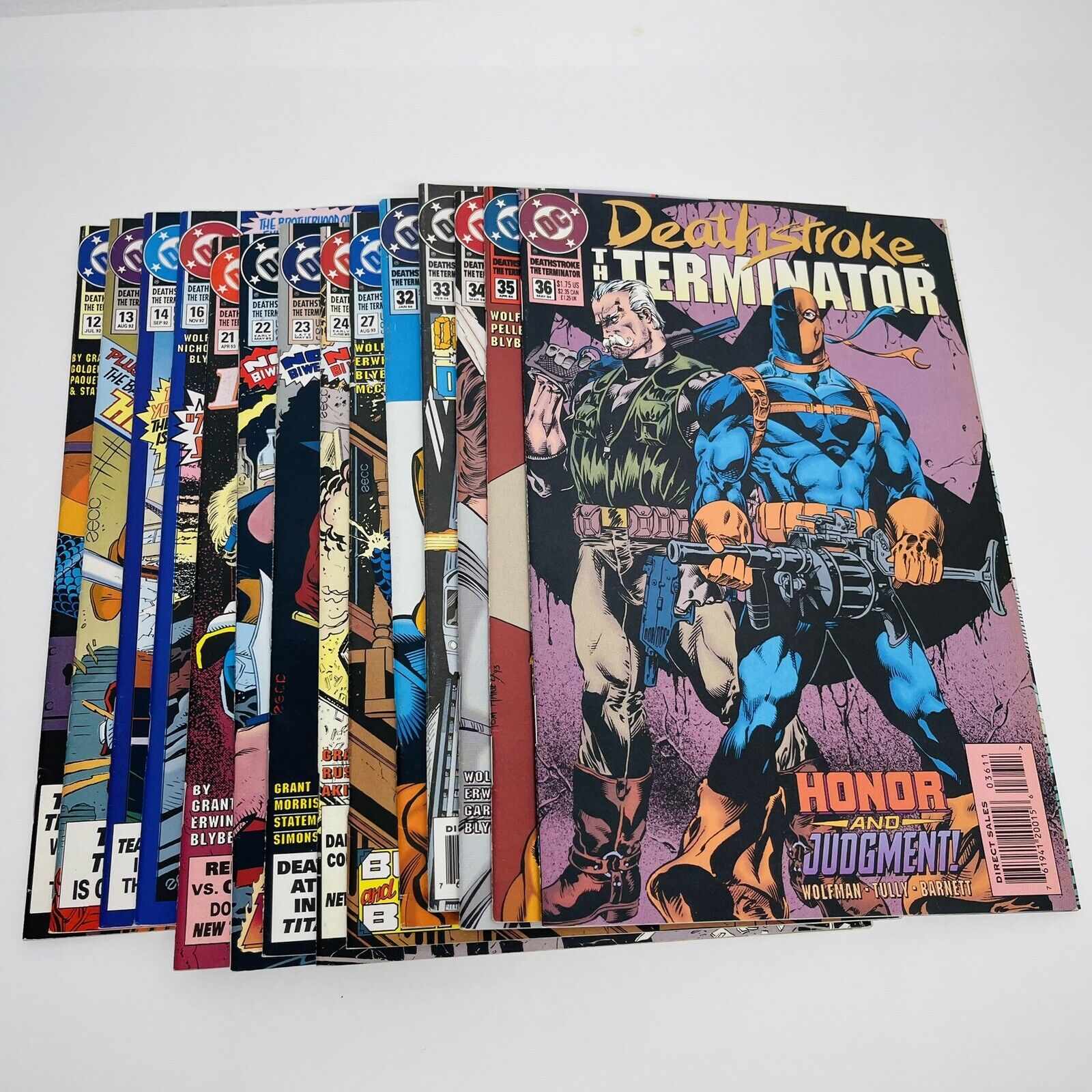 DC Comics Deathstroke the Terminator Comic Book Lot of 14 Issues