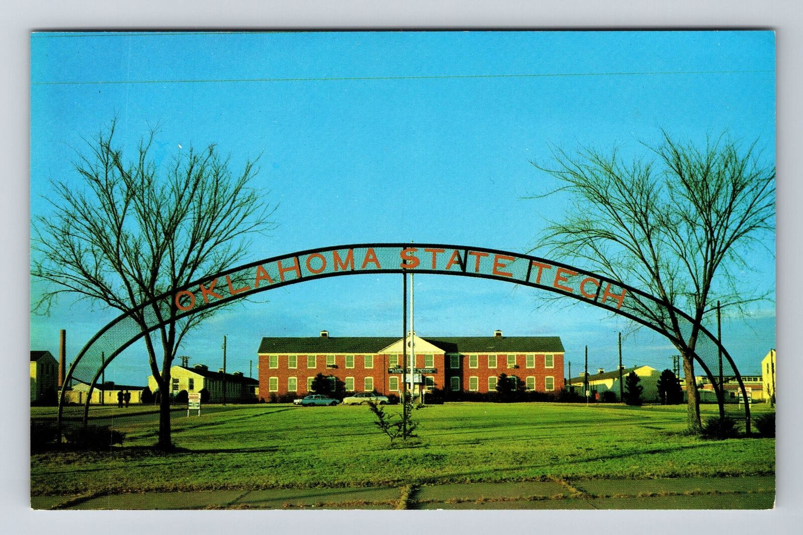 Okmulgee OK- Oklahoma, Oklahoma State Tech, Scenic, Vintage Postcard