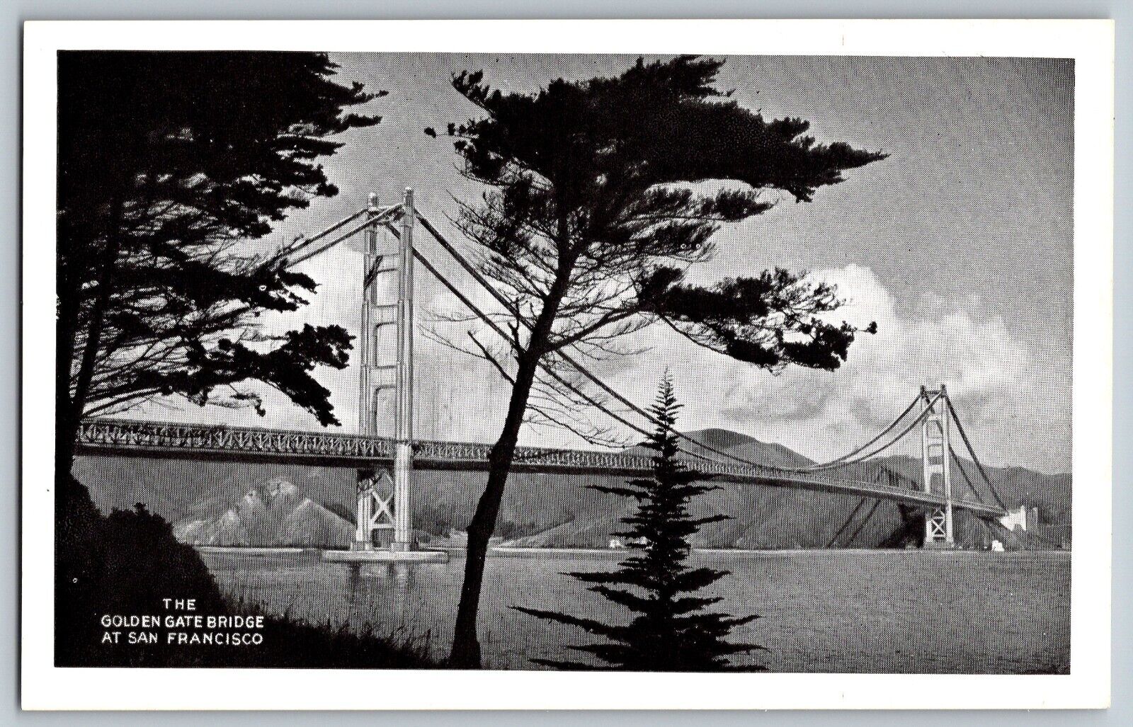 San Francisco, California - The Golden Gate Bridge - Vintage Postcard - Unposted