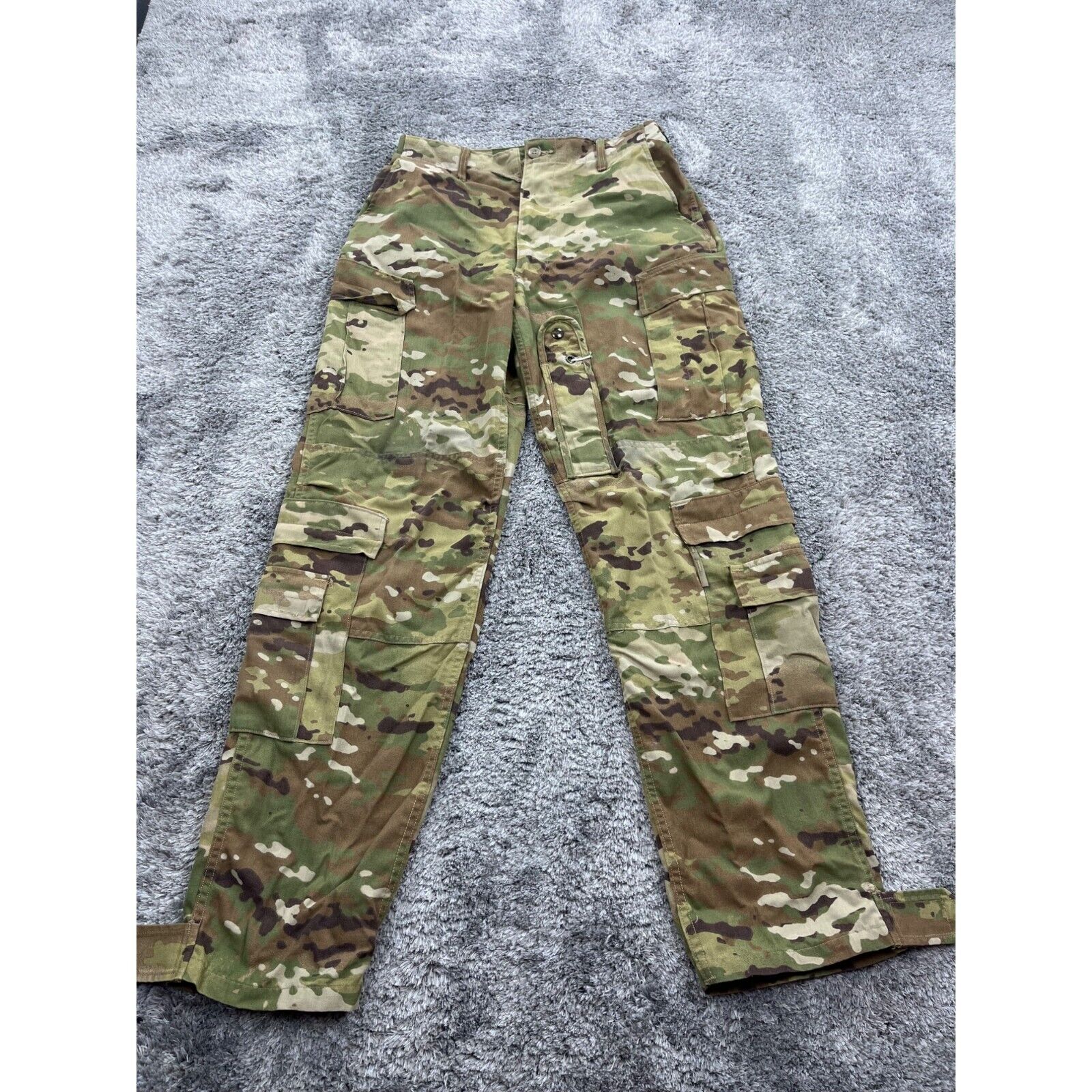 Aircrew Combat Trousers Mens Medium Military Tactical Woodland Camo Cargo Pants