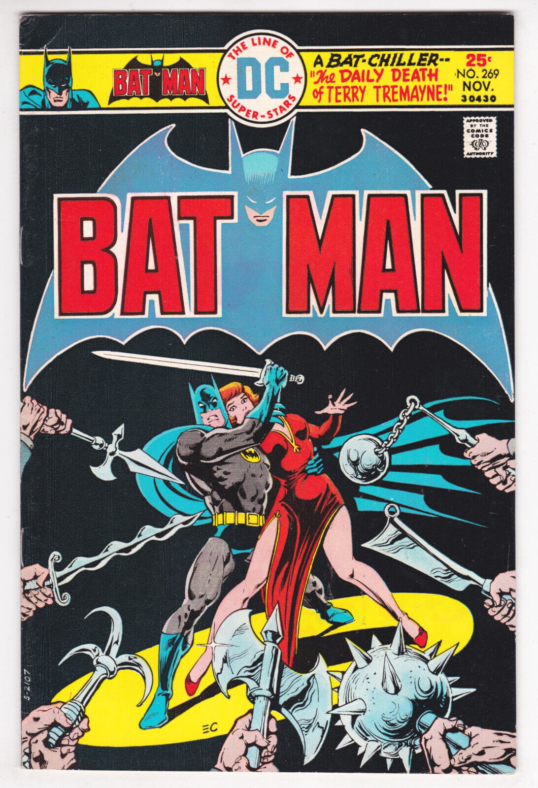Batman #269 Very Fine 8.0 Alfred Commissioner Gordon Ernie Chan Art 1975