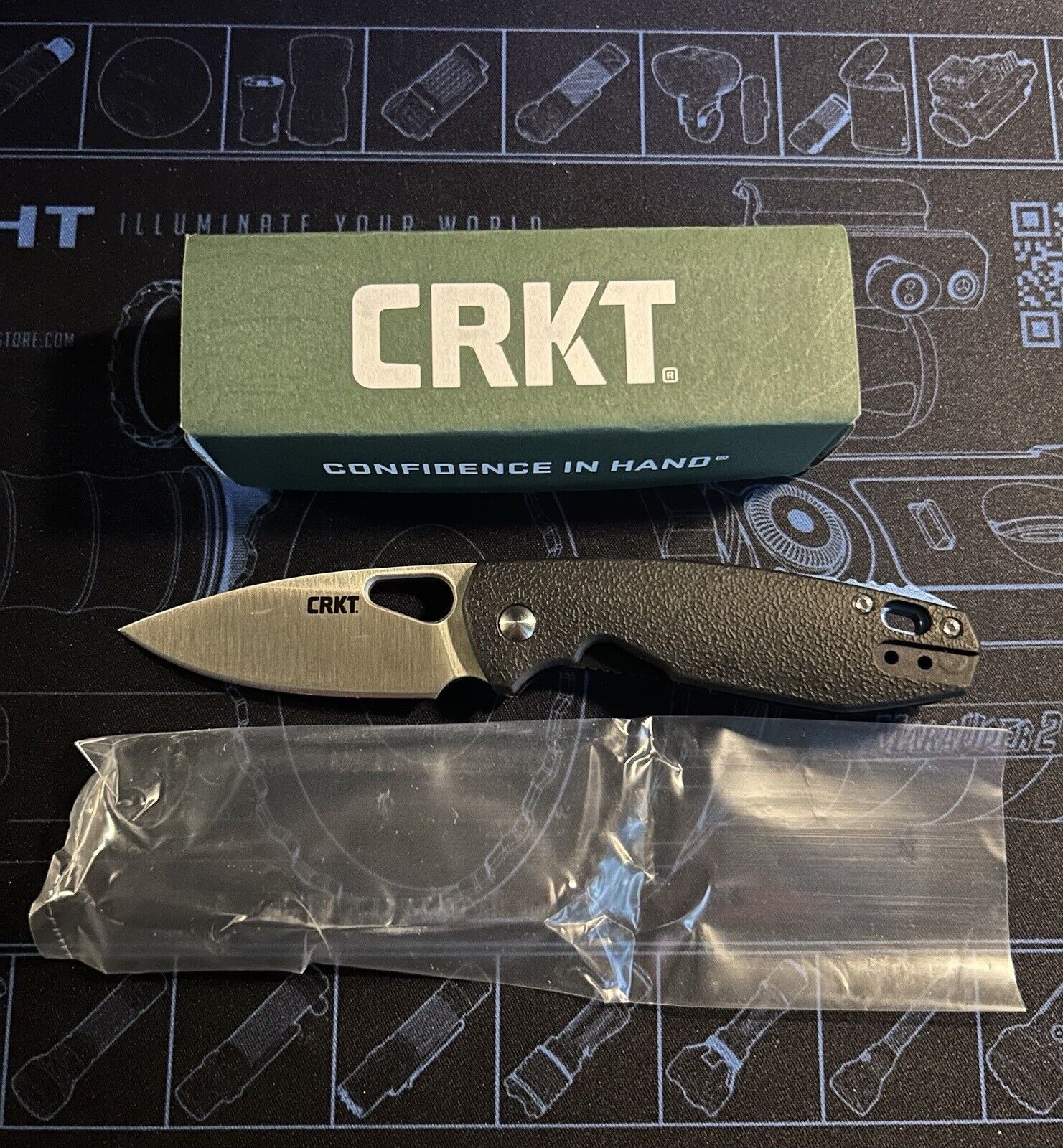 CRKT 5390 Vox PIET Folding Knife New In Box
