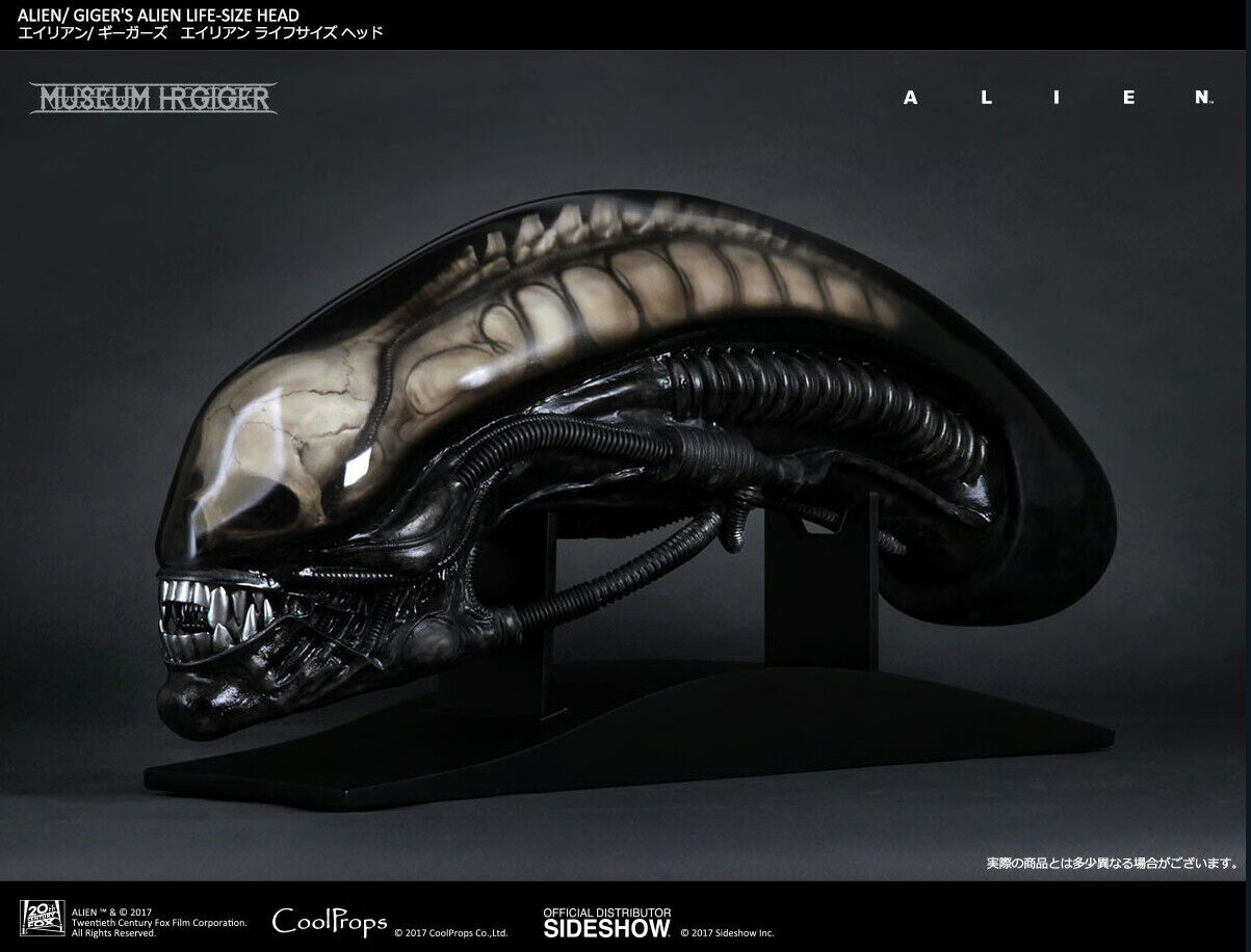 Sideshow Coolprops H.R. GIGER Museum 1:1 ALIEN Head Life Size (134/1000)