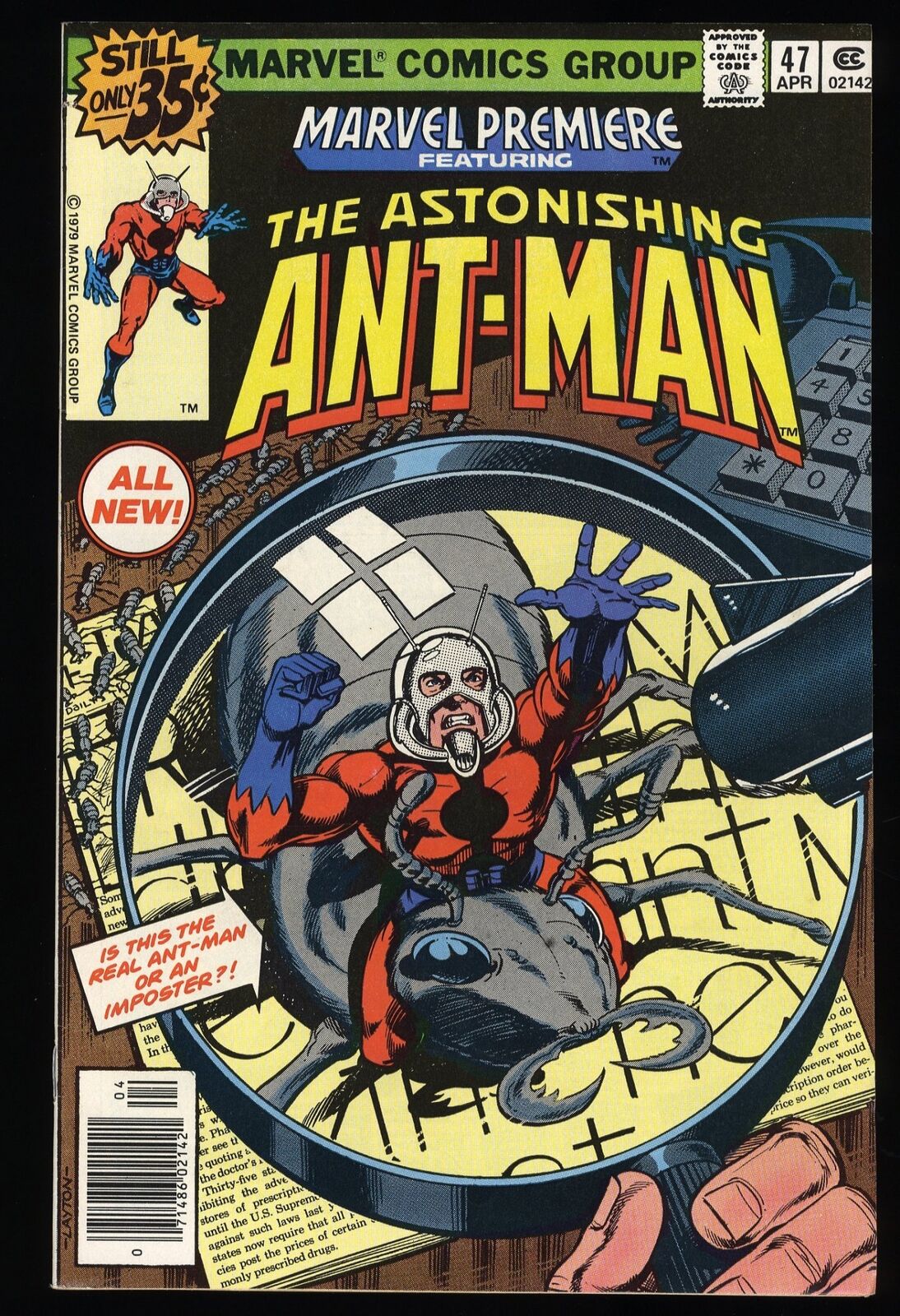 Marvel Premiere #47 VF/NM 9.0  1st Appearance Scott Lang Ant-Man Marvel 1979