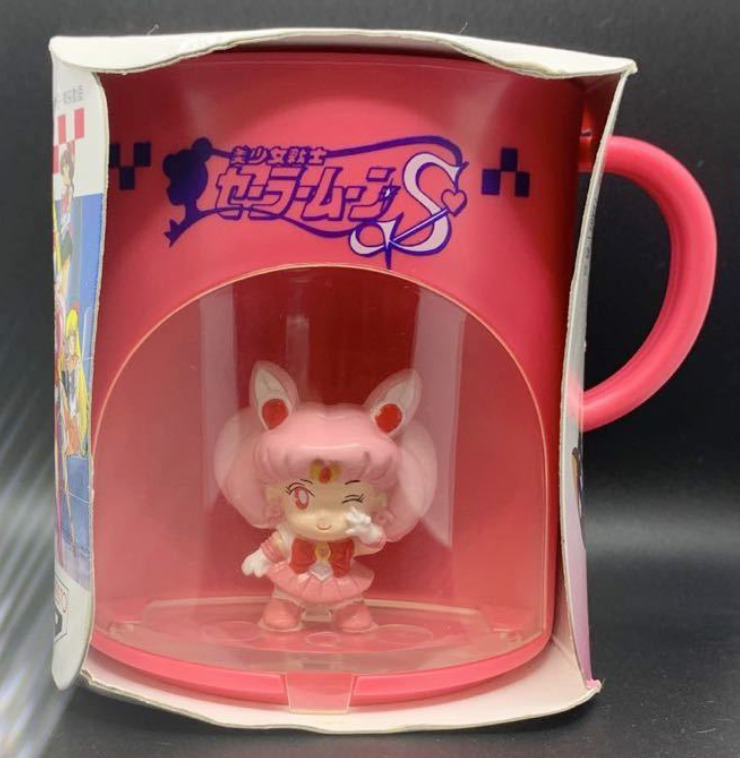 [rare]Pretty Guardian Sailor Moon S Chibiusa Figure Mug Beautiful Not for Sale
