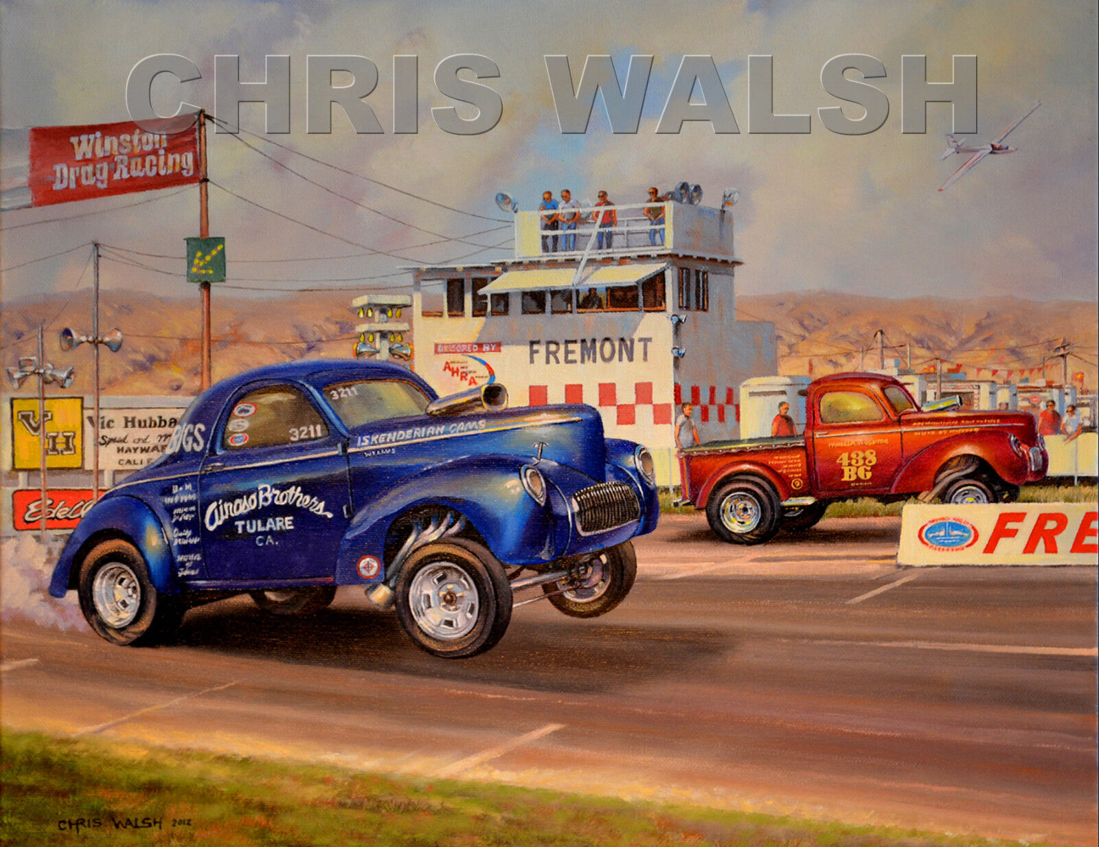 Drag Racing action prints...Airoso Brothers at Fremont