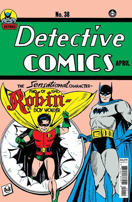 DETECTIVE COMICS #38 NM FACSIMILE EDITION 1ST ROBIN (2022)