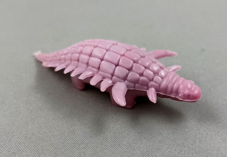 Paleoscincus Nabisco Dinosaur Marbled Pink Vintage 1960s Plastic Prehistoric