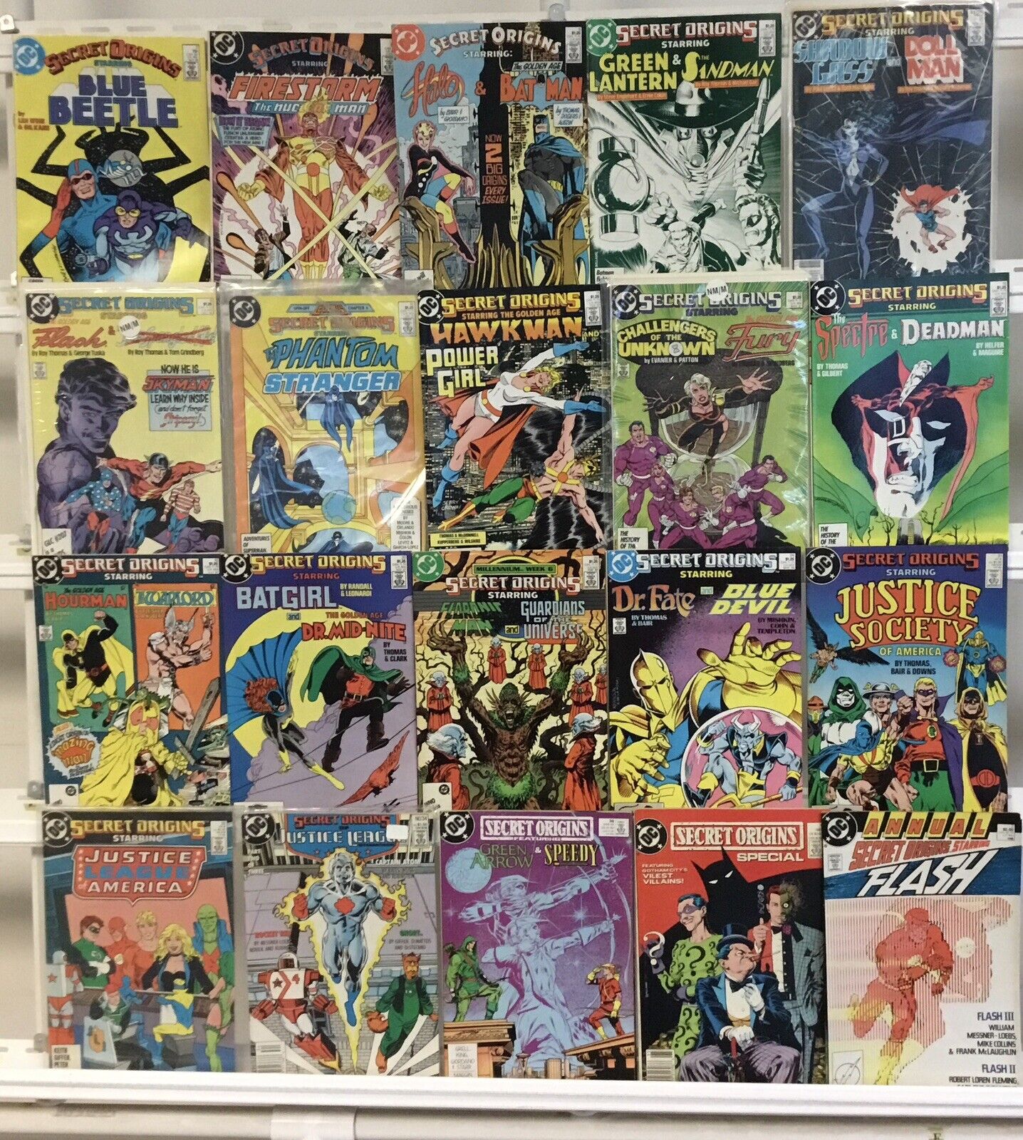 DC Comics Secret Origins Copper Era Comic Book Lot Of 20