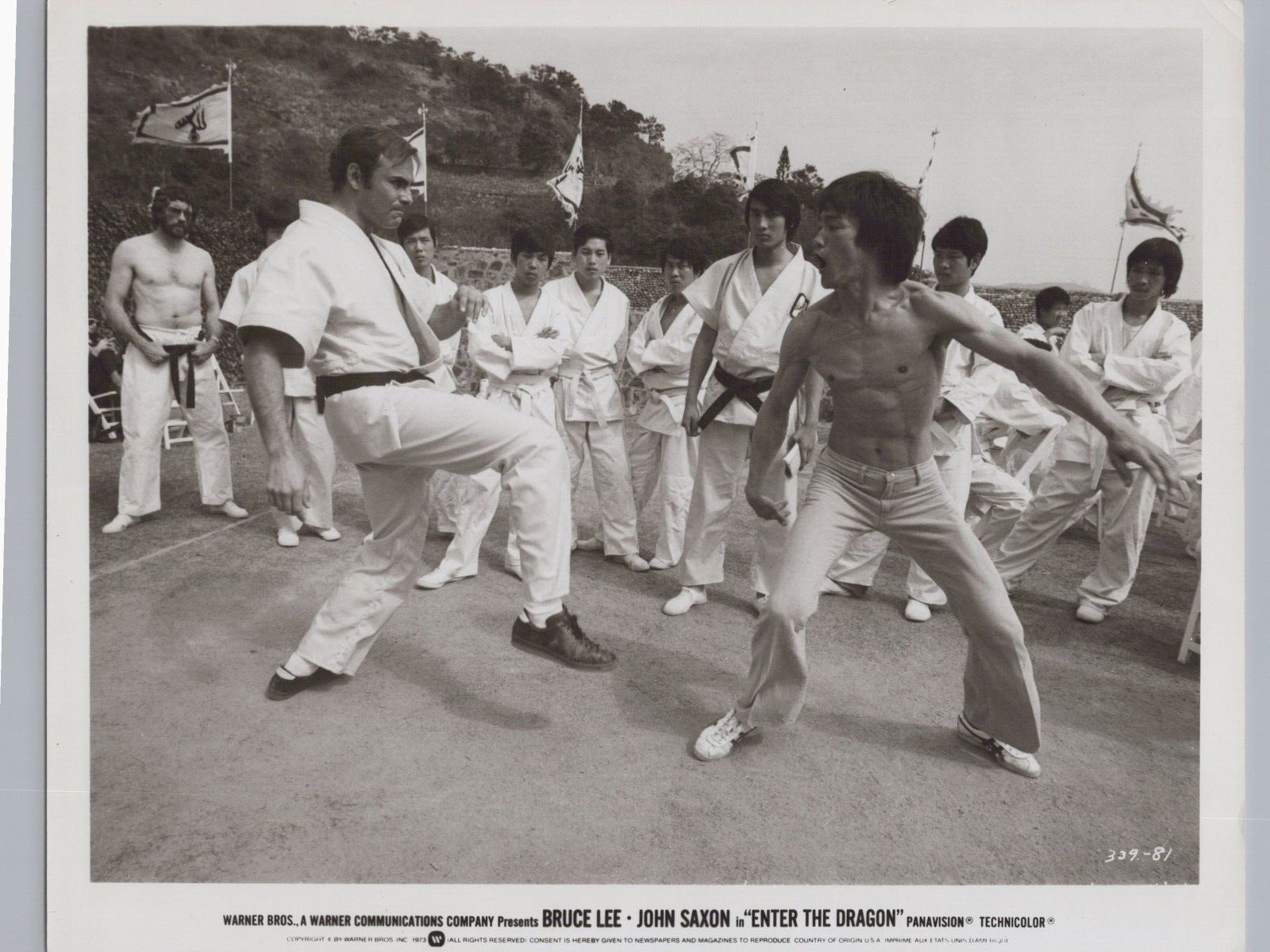 1973 Bruce Lee Enter The Dragon HOLLYWOOD LEGEND KUNG-FU VINTAGE Photo C37