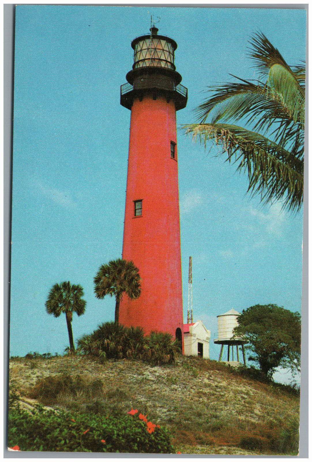 Jupiter Inlet Lighthouse Fort Lauderdal Florida FL Chrome Postcard