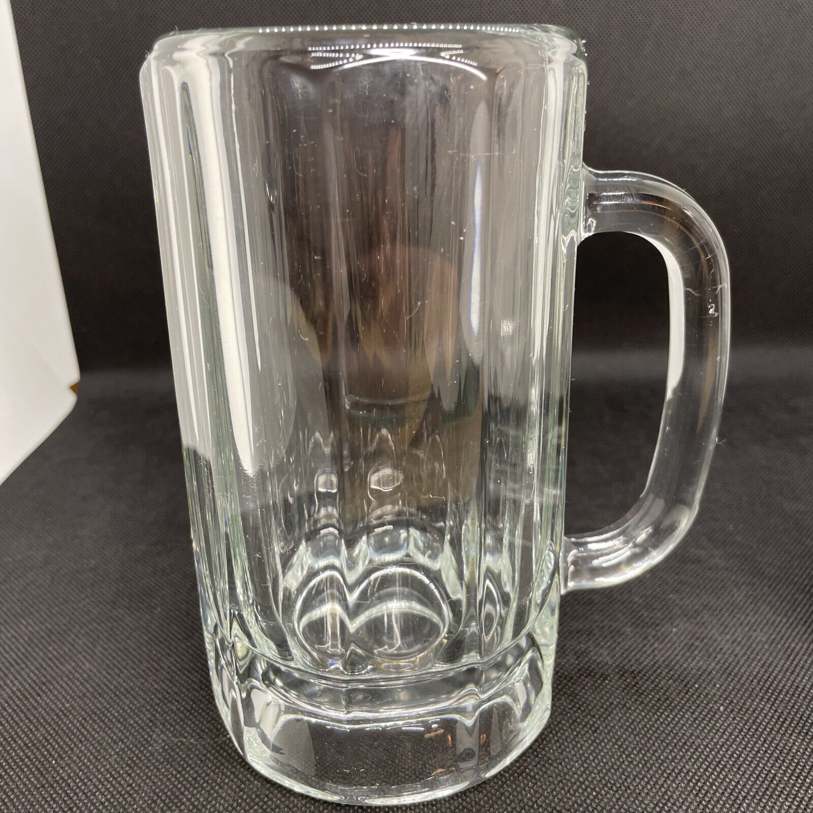 Vintage Libbey 16oz Heavy Glass Beer Mug Root Beer Float 10 Panel