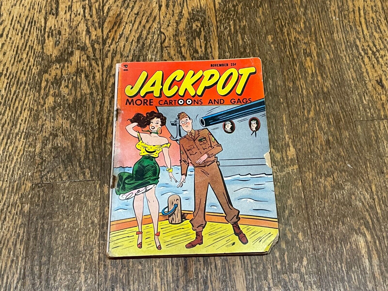 Jackpot More Cartoons and Gags Comic - November 1953 Youthful Magazines