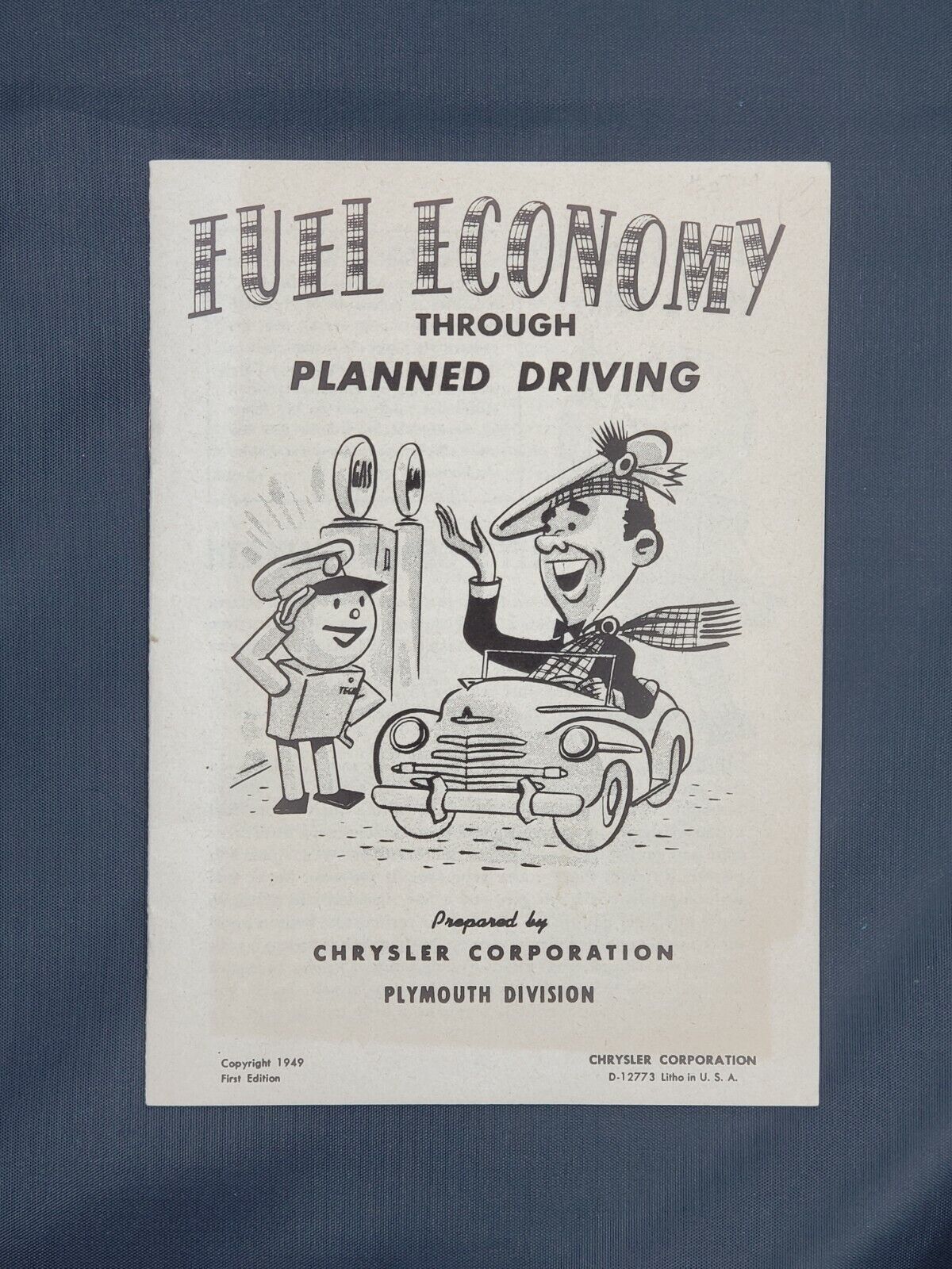 1949 Fuel Economy Through Planned Driving By Chrysler Corp. Plymouth Division