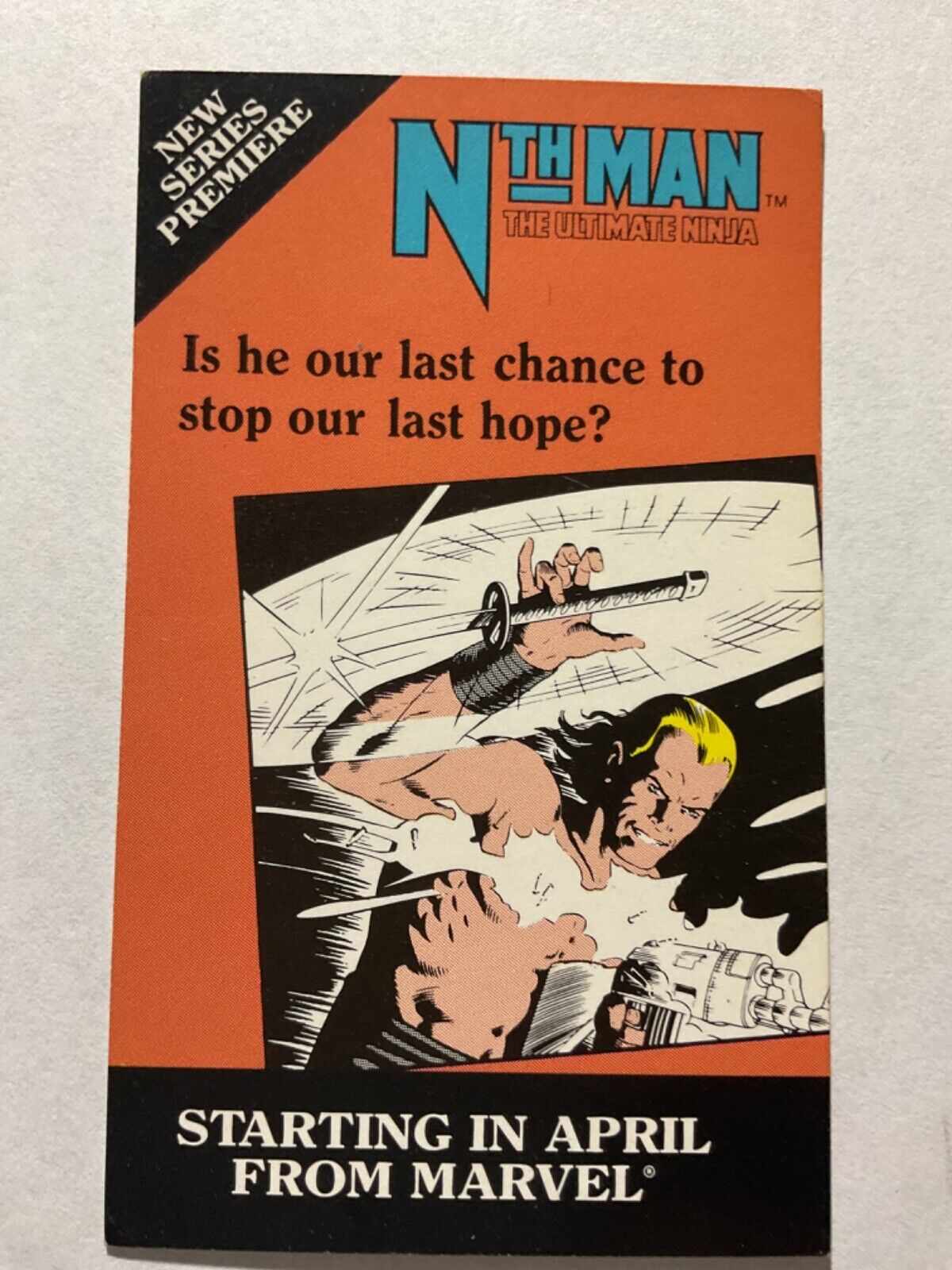 1989 marvel Nth man #1