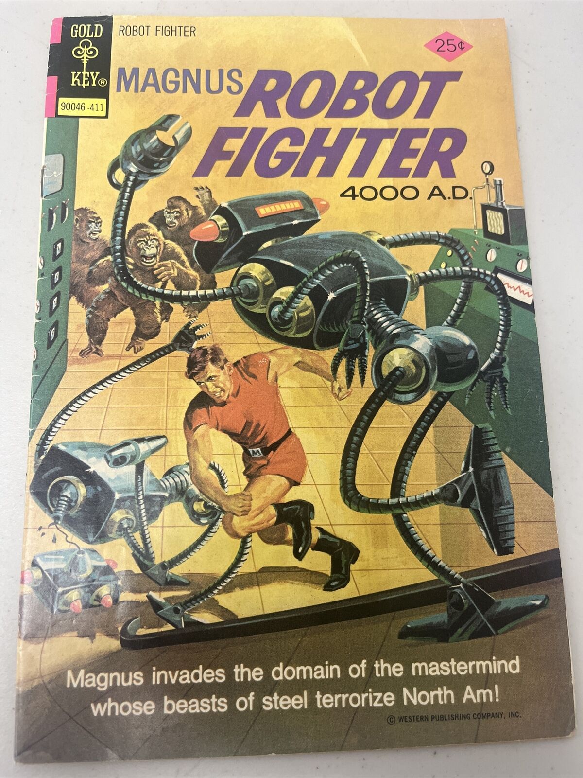 Magnus Robot Fighter 4000 A.D. #37 Gold Key Whitman Comics 1974  (90046-411)