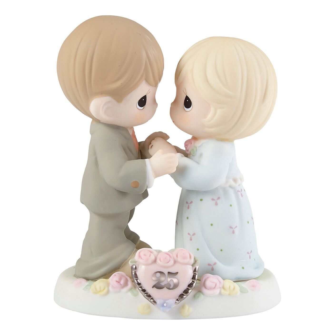 Precious Moments Figurine 25th Anniversary Our Love Still Sparkles In Your Eyes