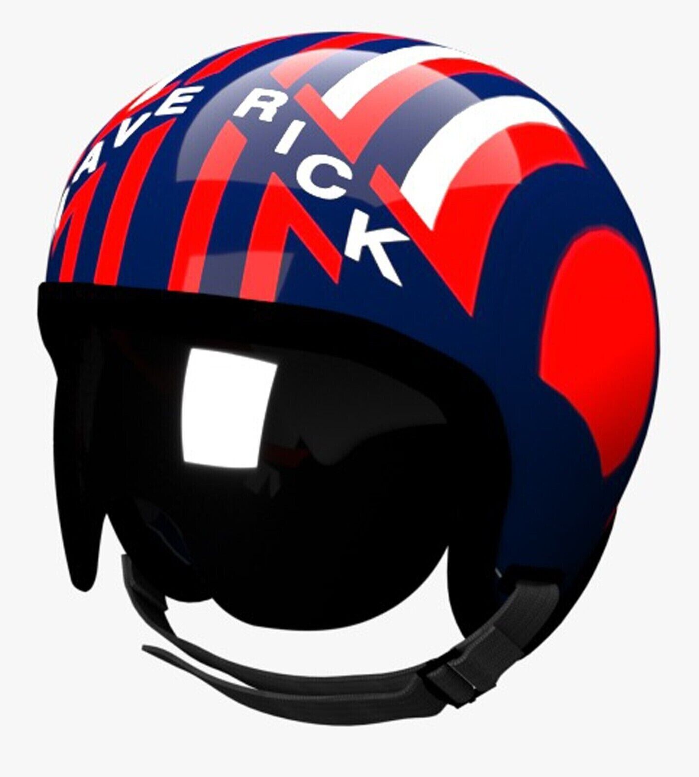 Top Gun Maverick  Motive Designed Open Face Helmet For Notorcycle