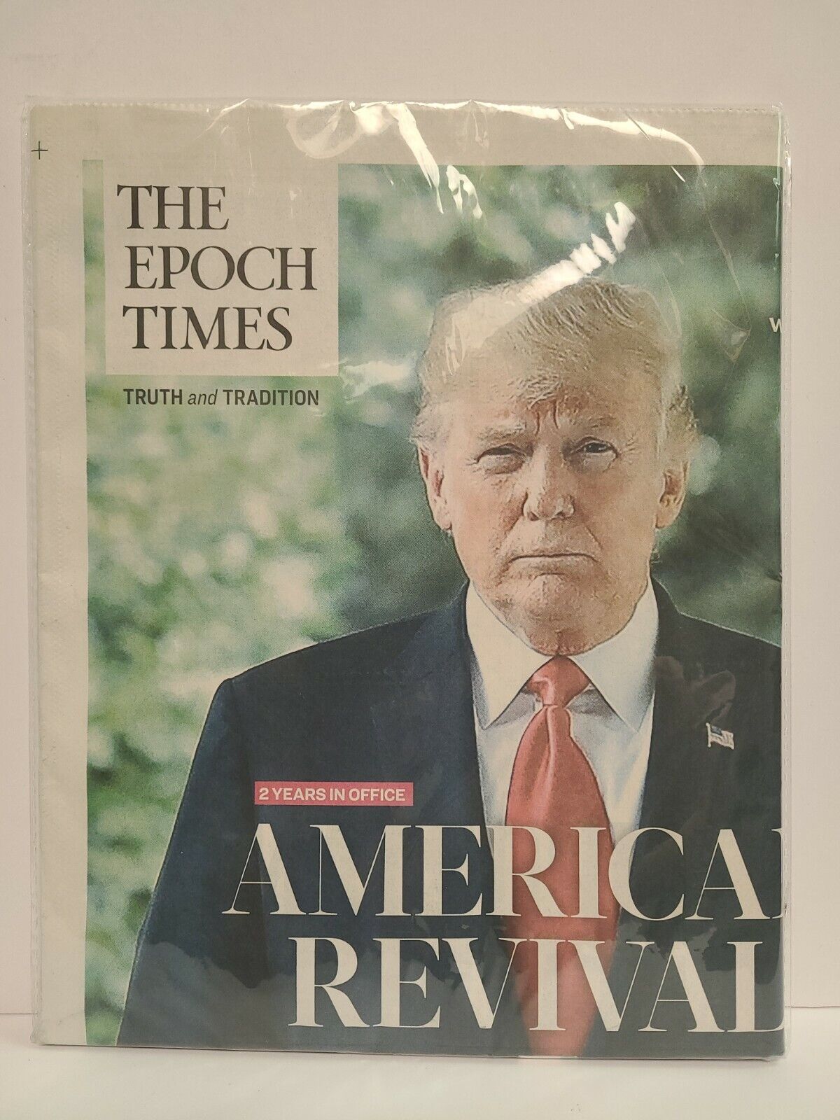 The Epoch Times: Donald Trump March 2019 SPYGATE rare w/ Poster Collectable News