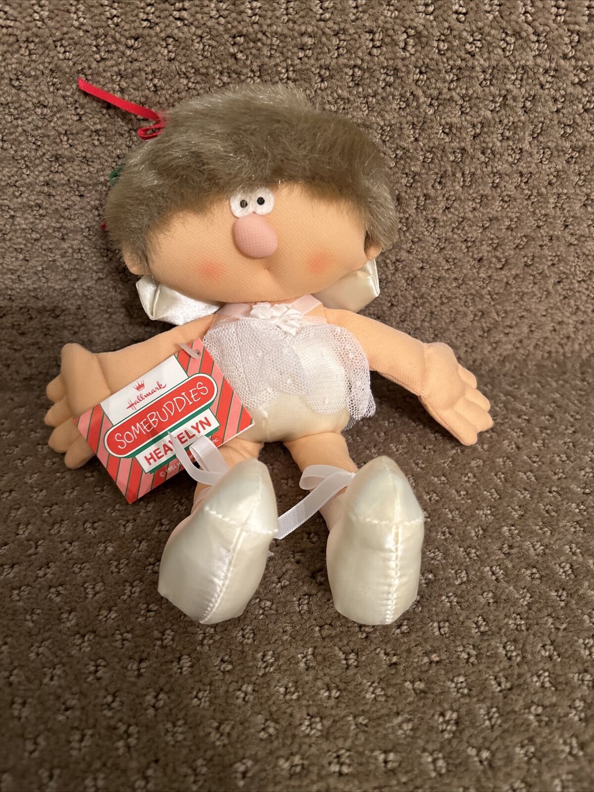 VTG 1984 HALLMARK SOMEBUDDIES Plush Doll Heavenly Angel