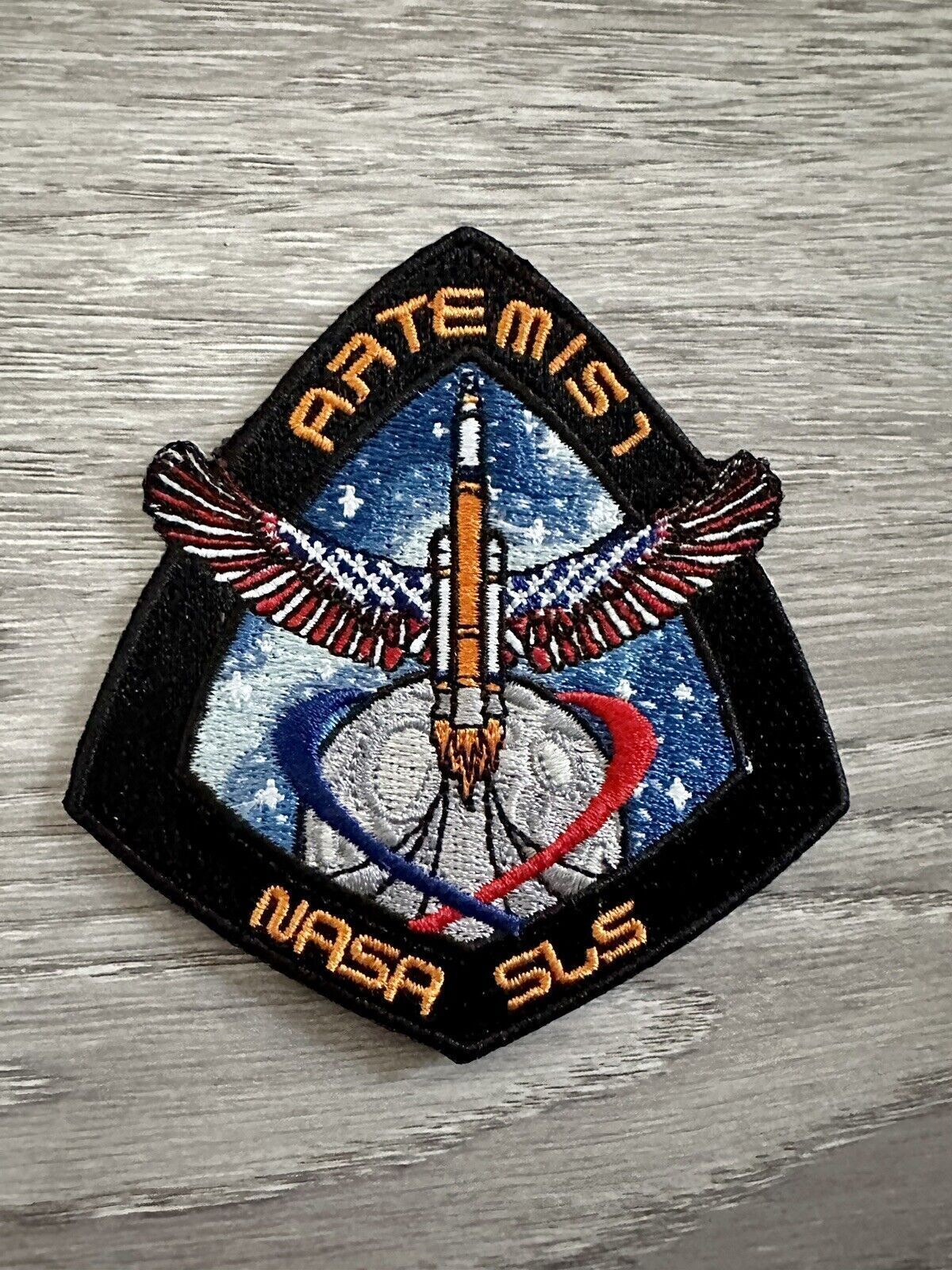 ARTEMIS PROGRAM - NASA SLS MOON ASTRONAUT MISSION PATCH - 3.5” USA EAGLE