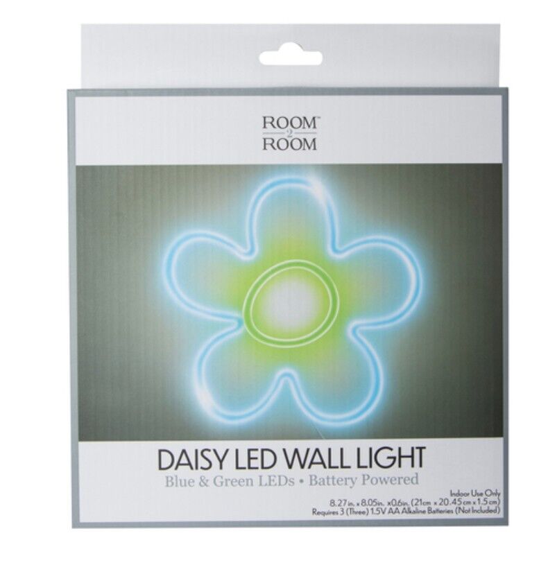 🌸 cute Daisy flower LED Neon Sign Wall Light 8in x 8in(See description:)