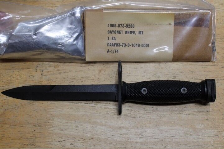 US Military Issue Vietnam Era  Imperial Rifle Bayonet Knife New NOS