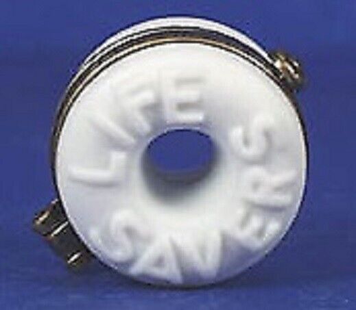 Lifesaver Peppermint Life Saver PHB Porcelain Hinged Box by Midwest Cannon Falls