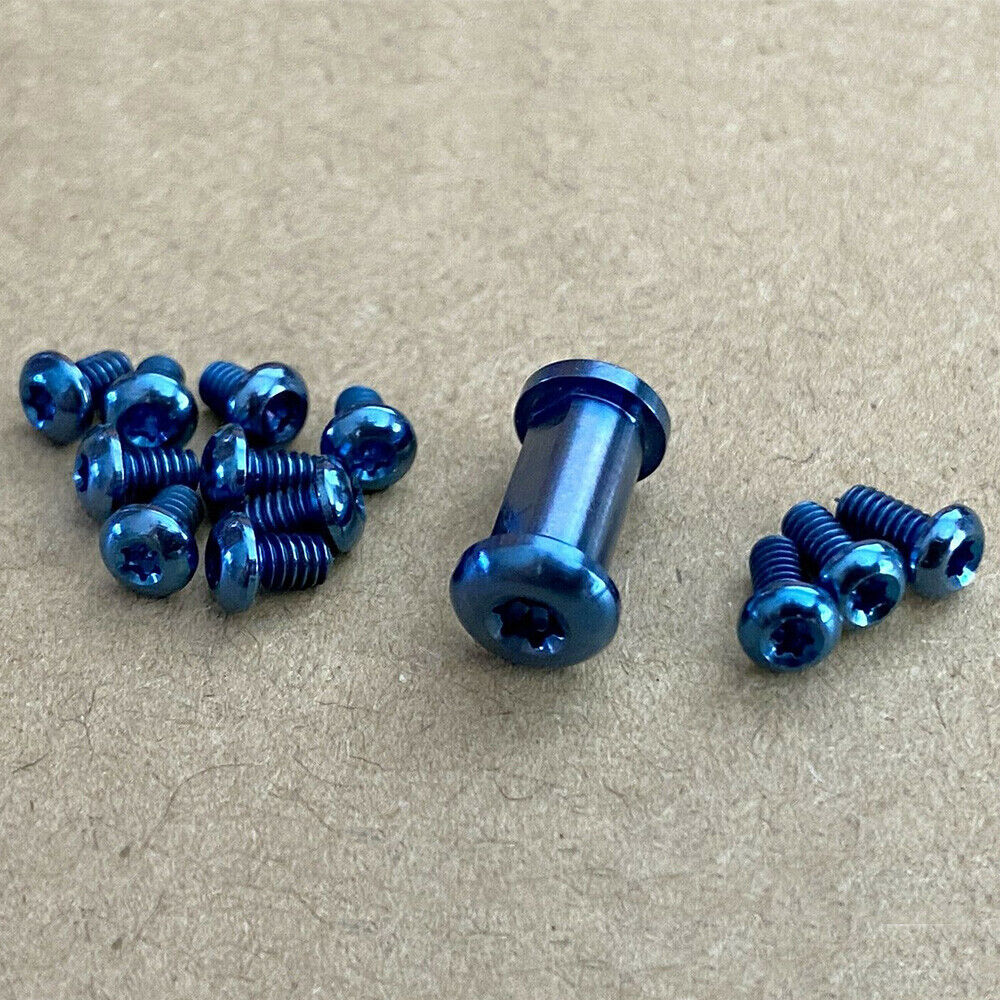 Anodized Blue Titanium Screw & Pivot Set For Benchmade 940 Osborne 