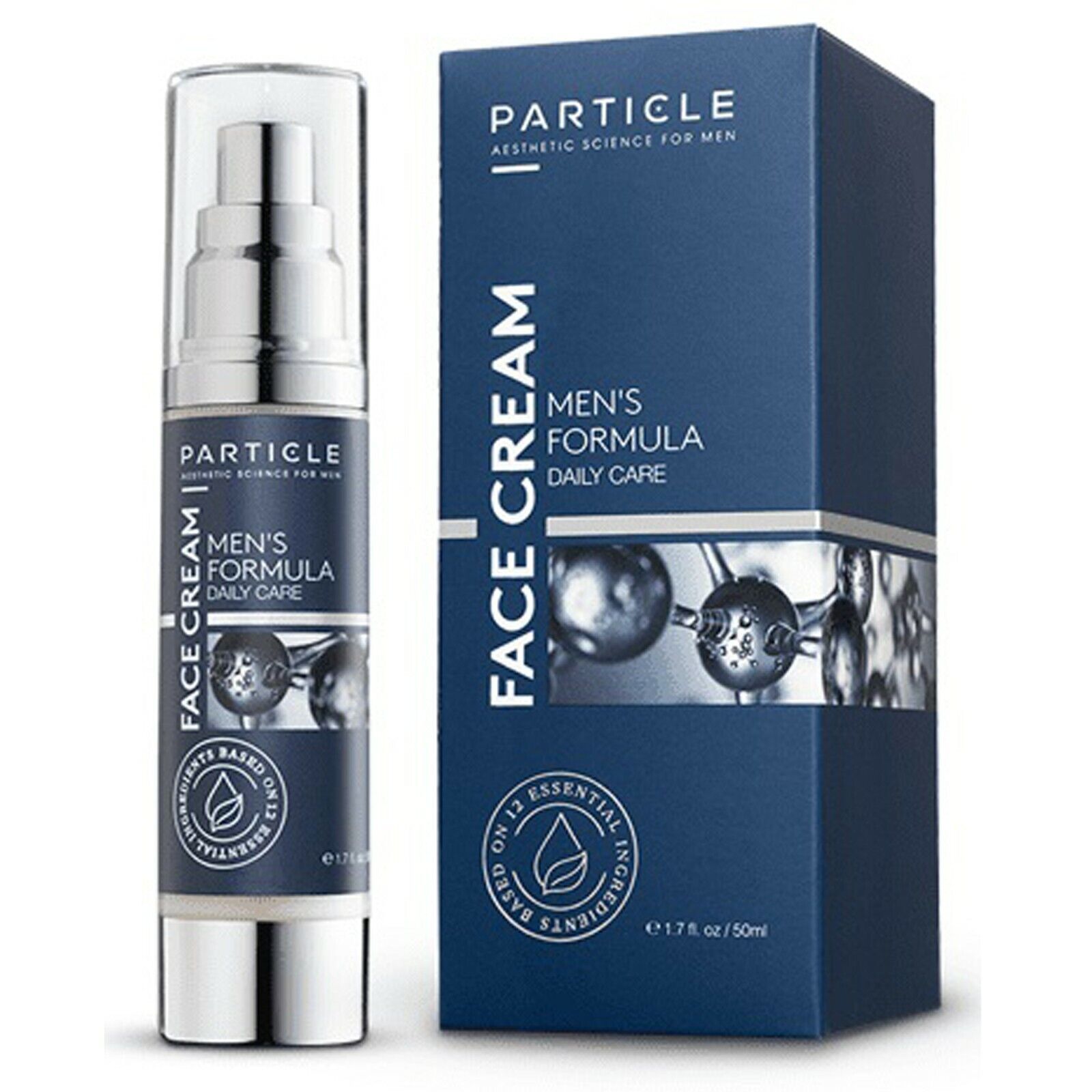 Particle Men's Formula Face Cream 6-in-1 Anti-aging 1.7oz Daily Skin Care